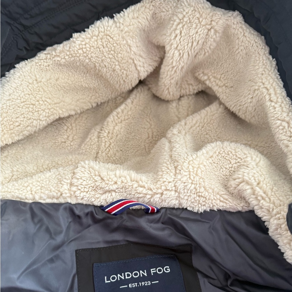 London Fog Black Winter Parka Coat NWT Size XL - Picture 7 of 11